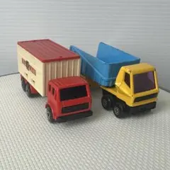 ビンテージ マッチボックス メルセデス トラック 連結式トラック 2台セット