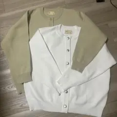 ナノユニバース　ライトスポンディッシュ スナップカーディガン ２枚セット