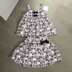 BeBe ノースリーブ セットアップ 110&120cm
