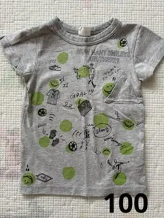 BREEZE サッカー柄プリントTシャツ 100センチのサムネイル