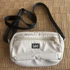 Lee ショルダーバッグ ライトグレー　ベージュのサムネイル