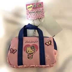 ハローキティ ミニバッグ キーホルダー　スクバ風