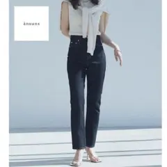 anuans】Slim straight denim （0 GREY） - メルカリ