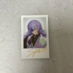 星導ショウ チェキ風カード 箔押し