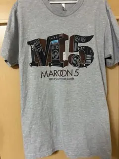 Maroon 5 M5 Tシャツ Mサイズ グレー