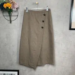 【美品】Twenty three ロングスカート 巻きスカート風 高見え