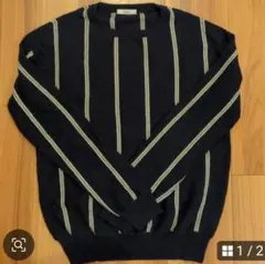 IENA ストライプ ニット