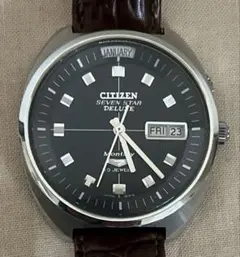動作確認済 シチズン セブンスター デラックス マンスリー ビンテージ 23石