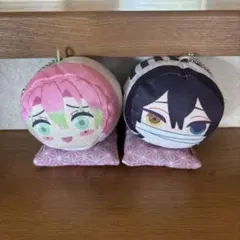 鬼滅の刃 むにむにましゅまろ ますこっと 小芭内　蜜璃 座布団付き