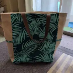 葉柄 ハワイアントートバッグ