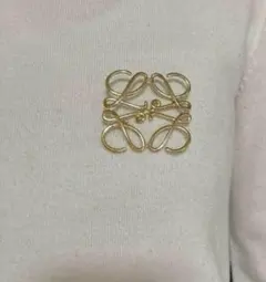 ゴールド リボンモチーフ ブローチ