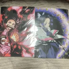 鬼滅の刃 A4クリアファイル 禰豆子 胡蝶しのぶ 全集中展 新品 未開封