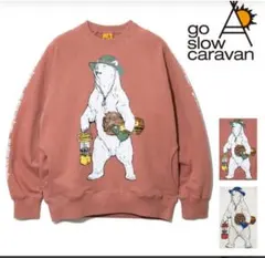 go slow carava n クマイラスト スウェット サイズ5