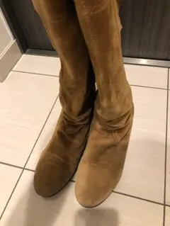 ファビオルスコーニ ロングブーツ スエード