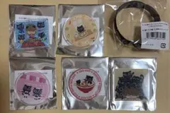 キヨ15周年くじ G賞アクリルバッジ5点　F賞ラバーバンド