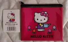 新品★HELLO KITTY ハローキティ ミニフラットポーチ