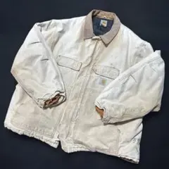 カーハート トラディショナルジャケット USA製 ビッグシルエット ボロ