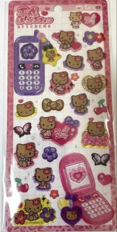 国内正規品　サンリオ 平成はっぴーフォン 日焼けキティ ハローキティ