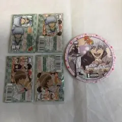 公*o様 10. 銀魂 坂田銀時、沖田総悟 ステッカー、コースター グッズセット