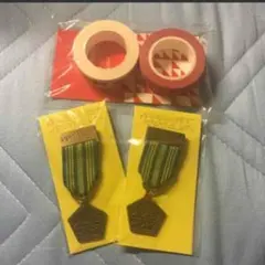 セット、単品購入可！嵐 会場限定 マスキングテープ メダルブローチ