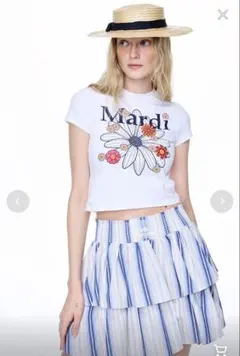 Mardi Mercredi 半袖 Tシャツ ホワイトのサムネイル