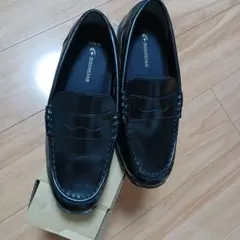 MOONSTAR ローファー 24.5EEE ブラック