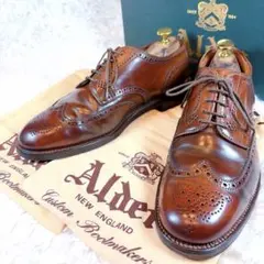 Alden コードバン　内羽根　ウイングチップ　26-26.5cm 2026年最新】Alden シューズ型：ウィングチップ メンズ ドレス