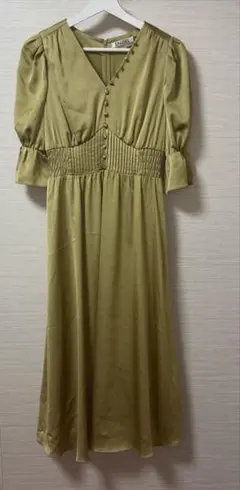 SNIDEL パフスリーブ チュニック グリーンのサムネイル