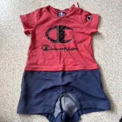 Champion ロンパース 70サイズ 赤・紺
