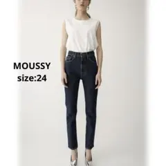 MOUSSY 状態良 MVS SKINNY 24 マウジー 日本製 インディゴ