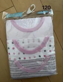 子供服 女の子 タンクトップ ノースリーブ インナー 3枚組 120cm 肌着