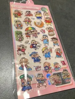 クレヨンしんちゃん　ウォーターシール　立体シール　ボンボンドロップシール　海外製