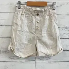 TINY MANON✨【130】ズボン ショートパンツ ハイウエスト ホワイト