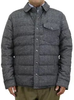 試着のみ！ラルフローレン　ヘリンボーン　ツイード　ダウンジャケット