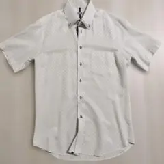 【美品】ATELIER 365 半袖ワイシャツ ボタンダウン