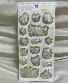 キラッとぷくぷくエアーシール　リラックマ　シャカシャカシール