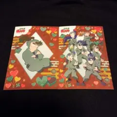 忍たま　ファミマプリント　6年生集合　ばれんたいん　ランダムブロマイド　L判