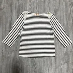 MINIMUM MINIMUM ボーダーニット トップス 七分