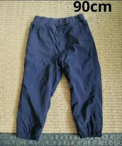 UNIQLO　ネイビー フリース裏地 パンツ 90cm