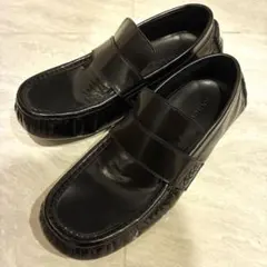 【未使用品】BOTTEGA VENETA ドライビングローファー ブラック 42のサムネイル