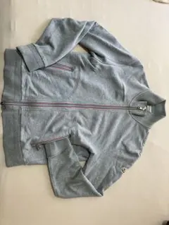 MONCLER ジップアップ スウェット ジャケット グレー Mのサムネイル