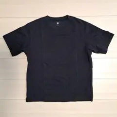 ユニクロ　エアリズム　コットン　クルーネックTシャツ　160cm　ブラック
