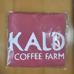 カルディ　コットンエコバッグ　スモーキーピンク