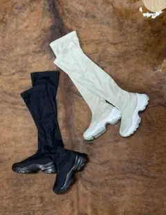 ESPERANZA スニーカーソールストレッチロングブーツ