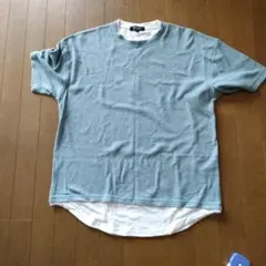 Doublefocus レイヤード Tシャツ L ブルー