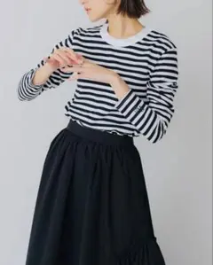 regleam リグリーム ロゴ入りボーダーロンT