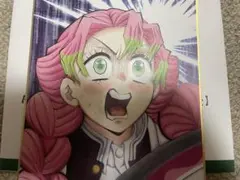 鬼滅の刃　全集中展　刀鍛冶の里・柱稽古編　複製ミニ色紙 A　甘露寺蜜璃②