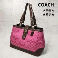 COACH Signature SOHO HOBO bag pink Y2K
