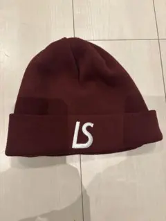 美品！ルースイソンブラ　ニット帽 バーガンディ　サッカーキッズ