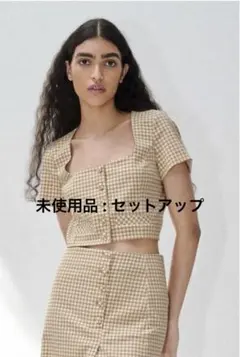 【 ZARA 】チェックセットアップ